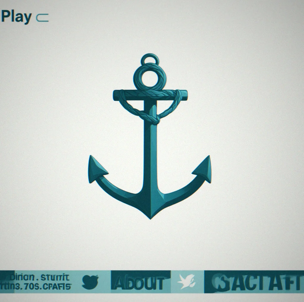 Playanchor logo for the anchor and rope physics puzzle game