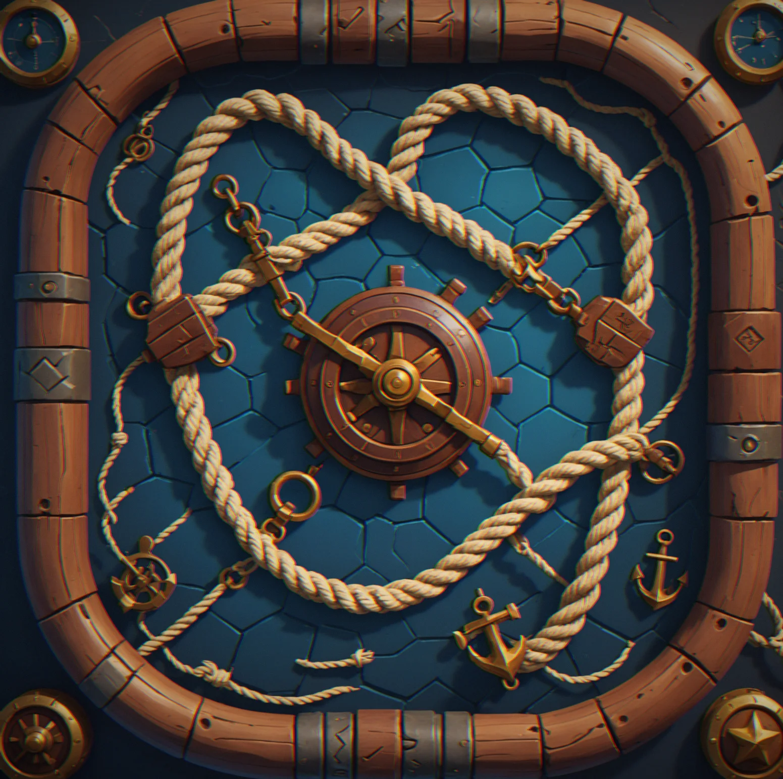 Challenge mode timer with 45 seconds left. Both players working through a complex puzzle under pressure.